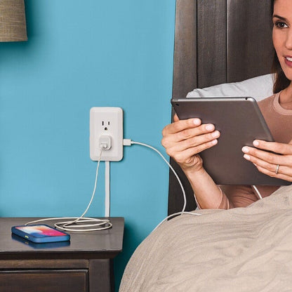 Wall Outlet Extender - Relocatable Power Extension with Mount