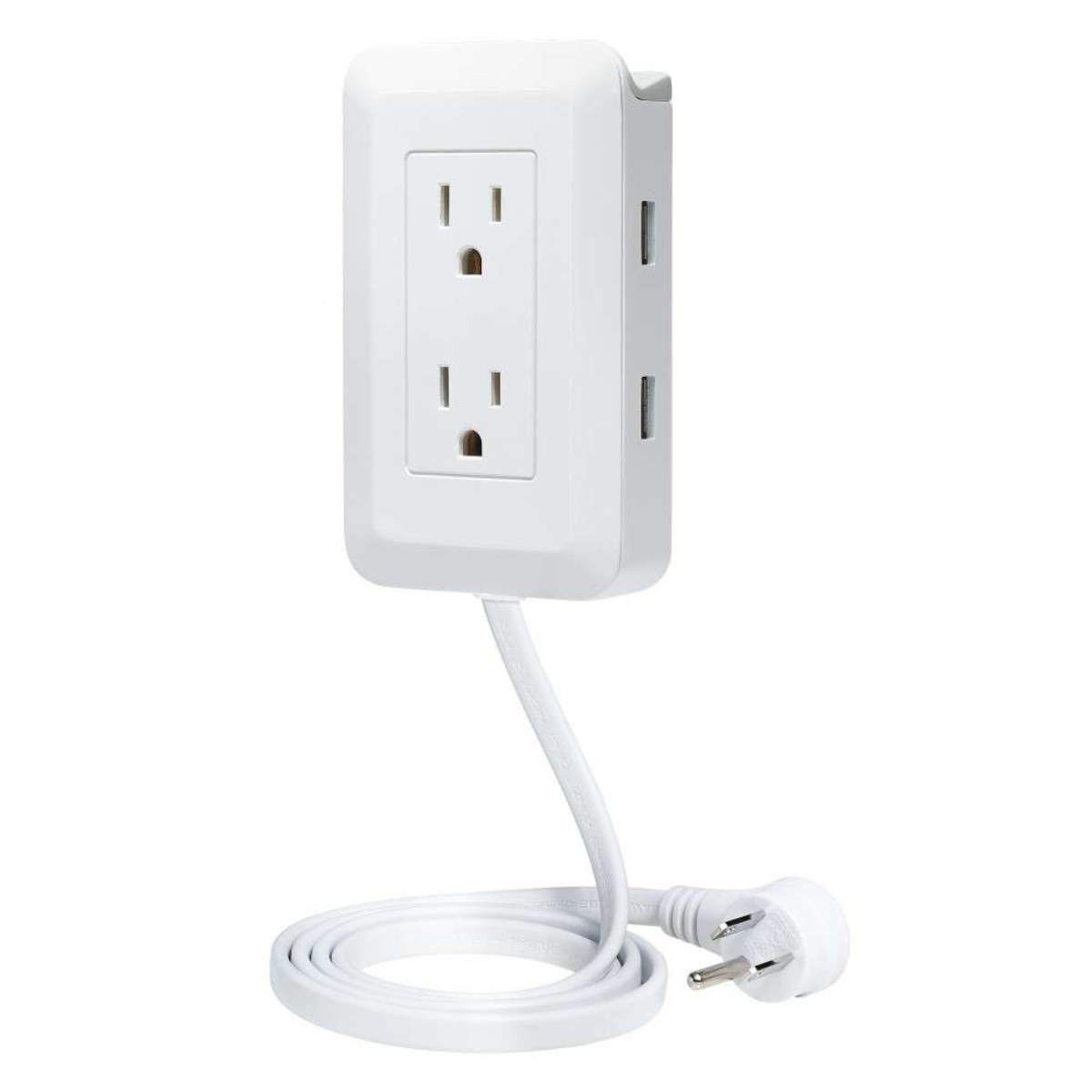 Wall Outlet Extender - Relocatable Power Extension with Mount