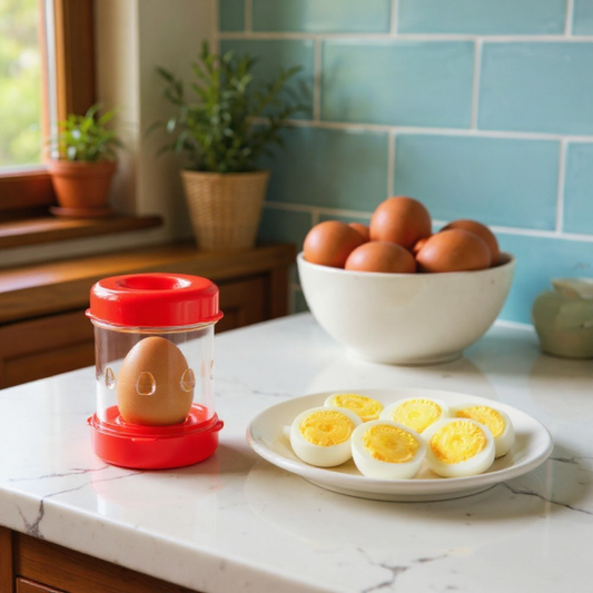 Easy Egg Peeler Shaker - Fast Hard Boiled Egg Shell Remover