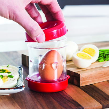 Easy Egg Peeler Shaker - Fast Hard Boiled Egg Shell Remover